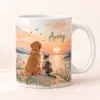 Pet Memory Sunrise Personalized Mug — main illustrative mockup